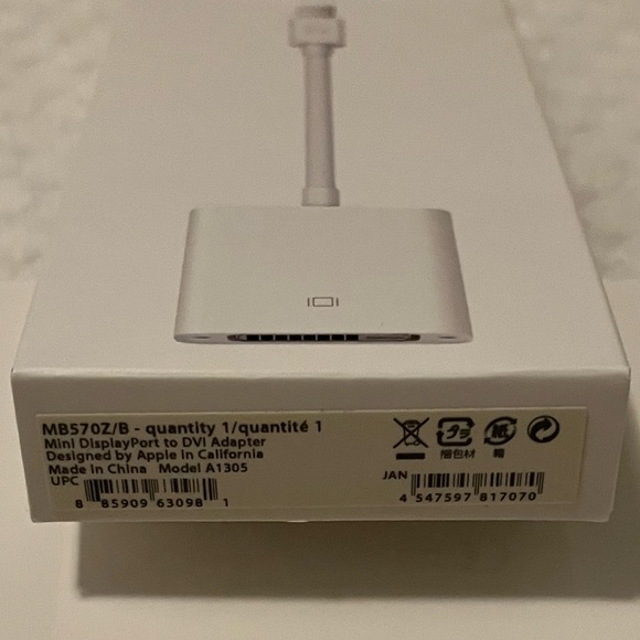 Apple Mini DisplayPort to DVI Adapter - Picture 3 of 4